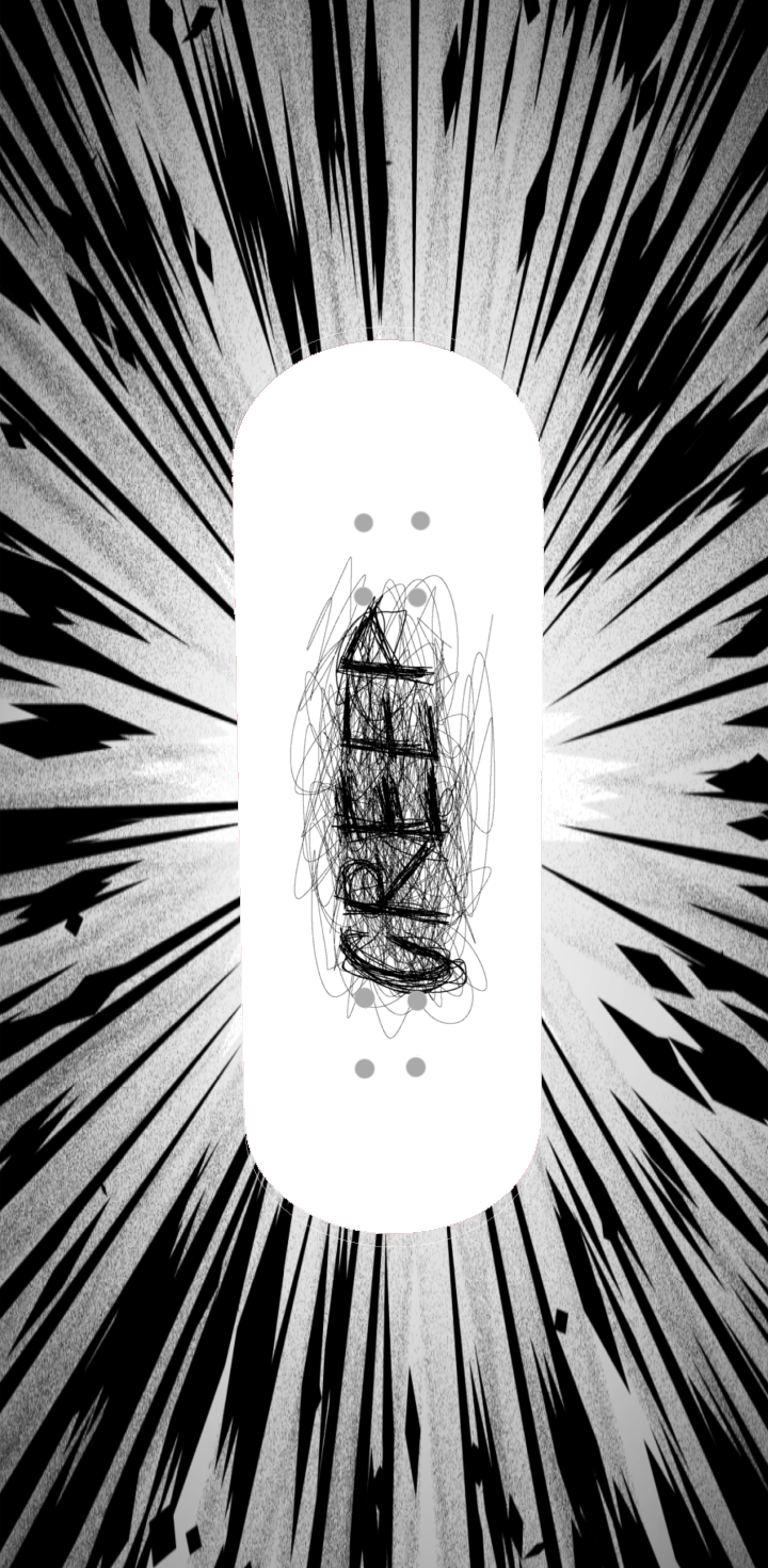 “Etched out”